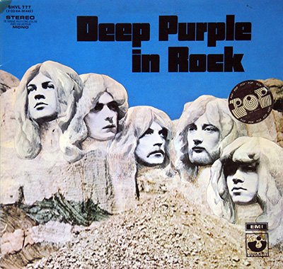 DEEP PURPLE - In Rock 1st Pressing (France) album front cover vinyl record
